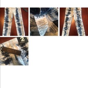 Joes Girls Toddler Ultra Slim Tie Dye Blue/White Jeans Size 2